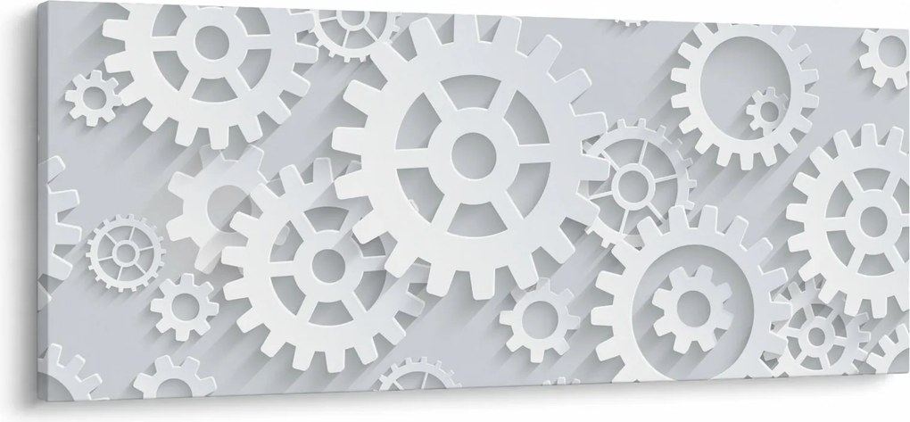 Kép - fogaskerekek (120x50 cm)