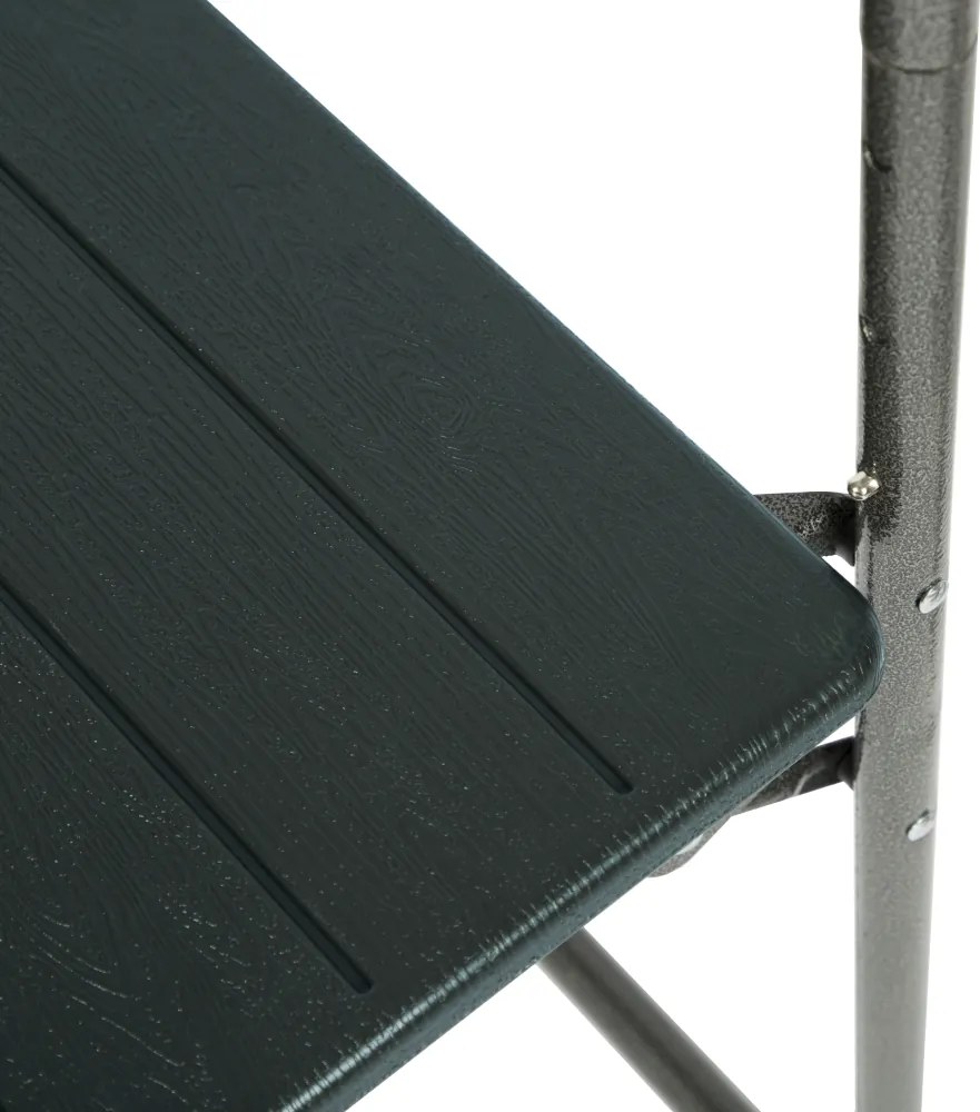 Összecsukható erkély asztal, fekete, UZOR