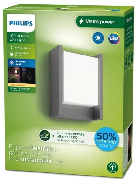 Philips - LED Kültéri fali lámpa ARBOUR LED/3,8W/230V IP44