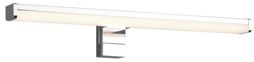 Fényes ezüstszínű LED fali lámpa (hosszúság 40 cm) Lino – Trio