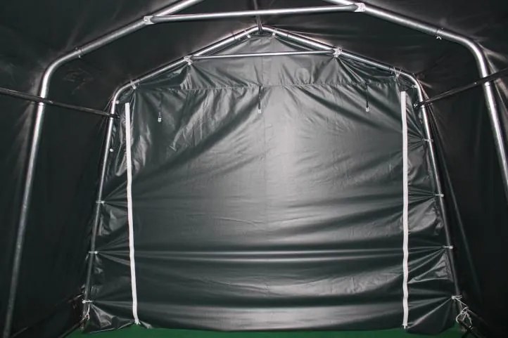 Kerti és gazdasági sátor 3,3×6 m PVC 550 g/m² zöld