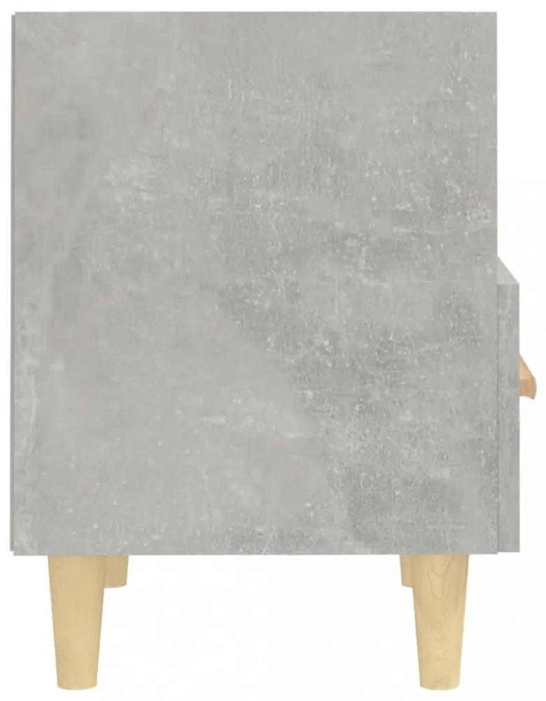 2 db betonszürke éjjeliszekrény 40x35x47 cm