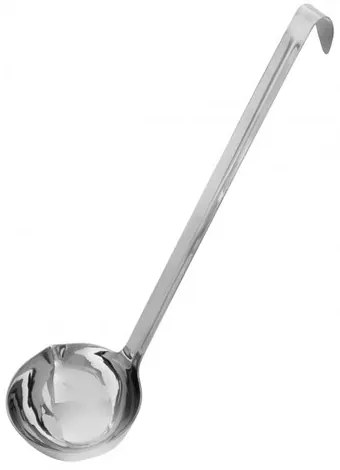 Orion rozsdamentes acél merőkanál kiöntővel, 33 cm