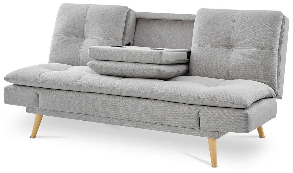 Háromüléses kanapé ASB-4720 SIL2, világosszürke