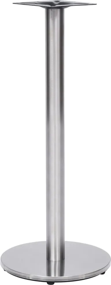 vidaXL ezüstszínű rozsdamentes acél bisztróasztalláb Ø45 x 107 cm
