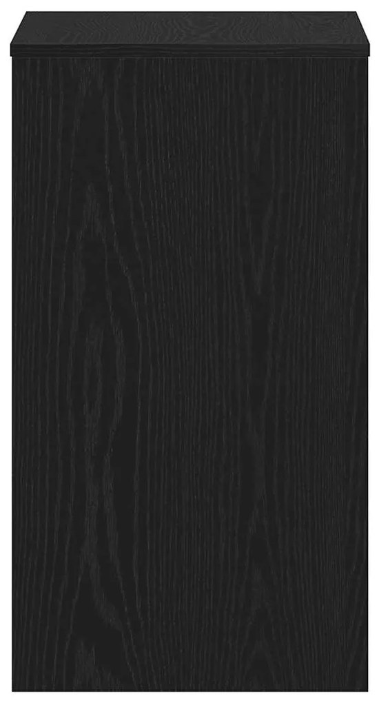 fekete tölgyfa íróasztal 90 x 40 x 72 cm