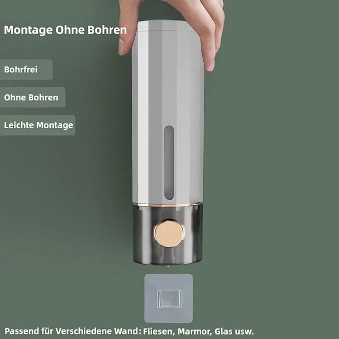 Kézi fali szappanadagoló Haisige 450 ml fehér