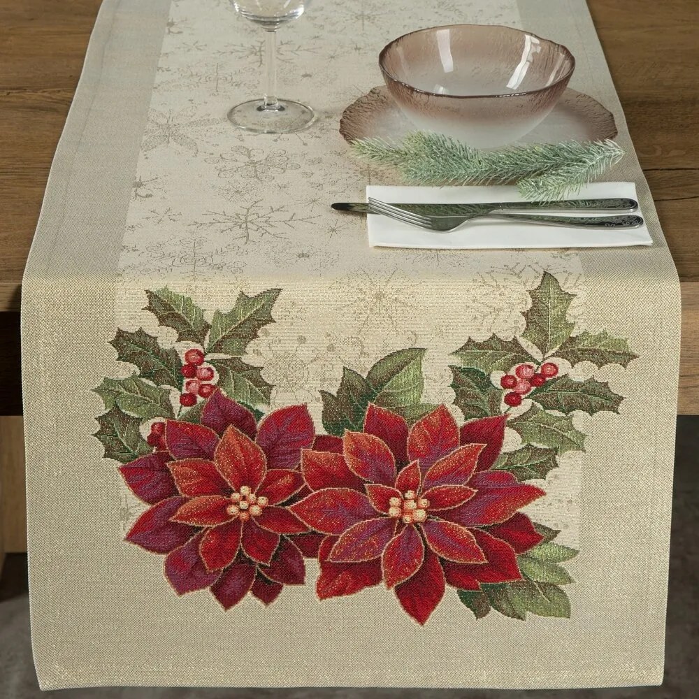 Abrosz dekoratív Cho 45x140 Eurofirany arany