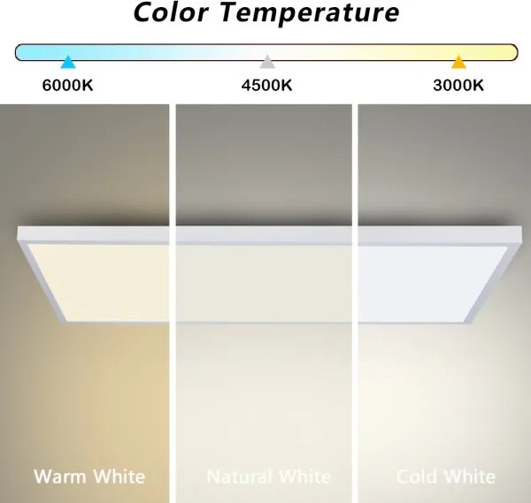 Brilagi - LED fürdőszobai mennyezeti lámpa FRAME LED/96W/230V 120x60 cm IP44 fehér