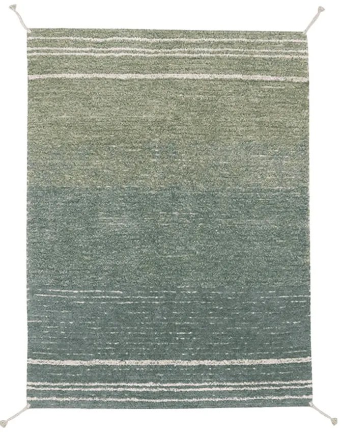 Zöld-kék pamut szőnyeg 170x240 cm Twin Vintage – Lorena Canals