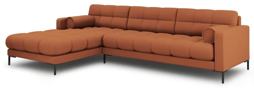 Téglavörös sarokkanapé (bal oldali) Bali – Cosmopolitan Design