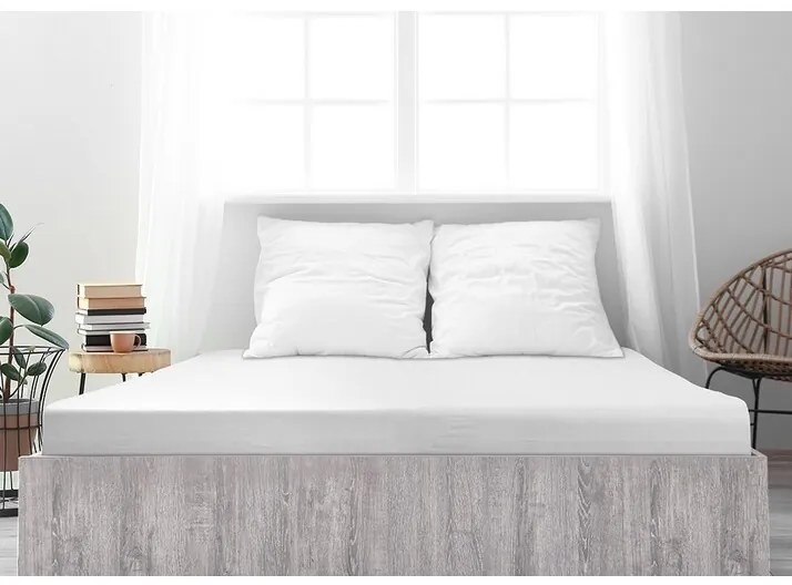 4Home Ideál jersey lepedő fehér, 180 x 200 cm