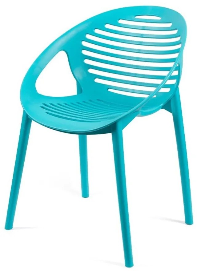 Türkiz műanyag kerti szék Joanna – Bonami Selection