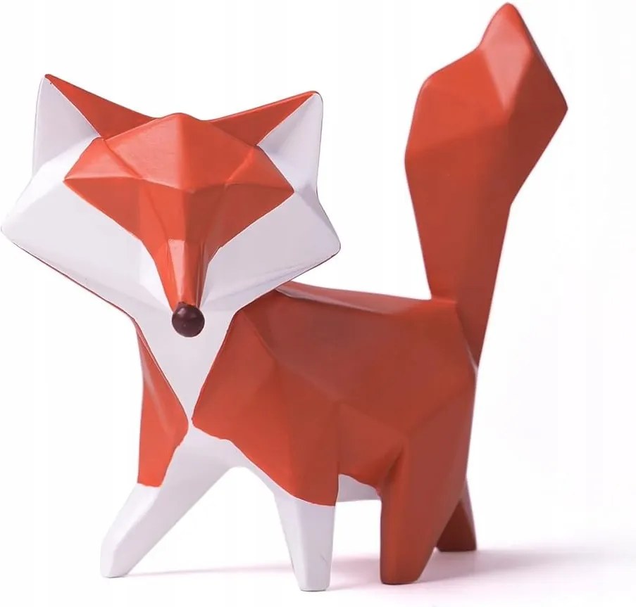 Amoy-Art Róka szobor Modernista figura 10 CM