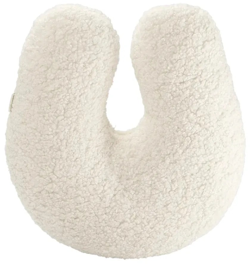 Krémszínű buklé párna gyerek kanapéhoz U – Wigiwama