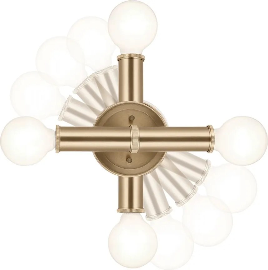 Quintiesse klasszikus fali lámpa torche barna elsqn-torche-2w-cpz IP44