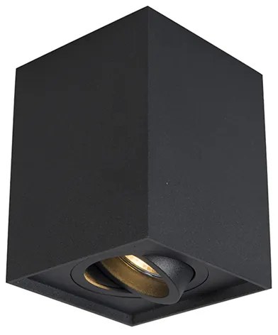 Okos spotlámpa fekete állítható WiFi GU10-zel - Quadro Up