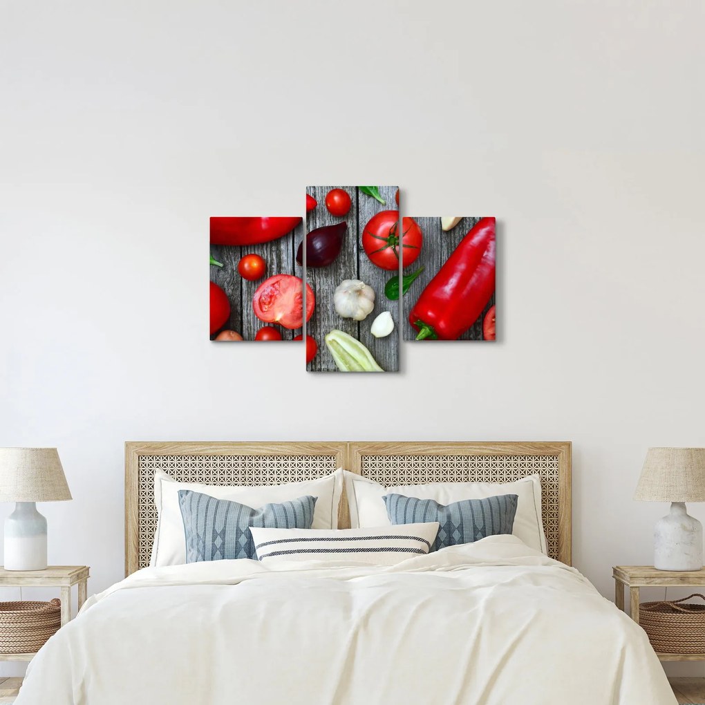 Zöldség képe (90x60 cm)