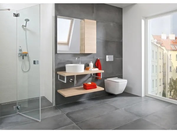 JIKA H8184200001121 - CUBITO 40 cm kerámia mosdó, fehér, pultba szerelhető