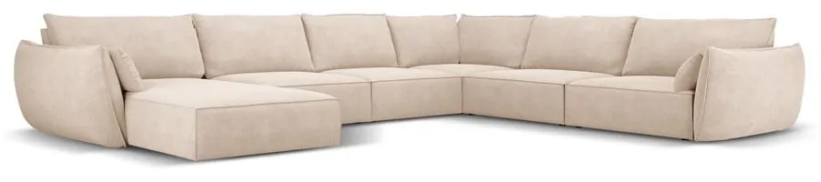 Bézs sarokkanapé (jobb oldali) Vanda – Mazzini Sofas