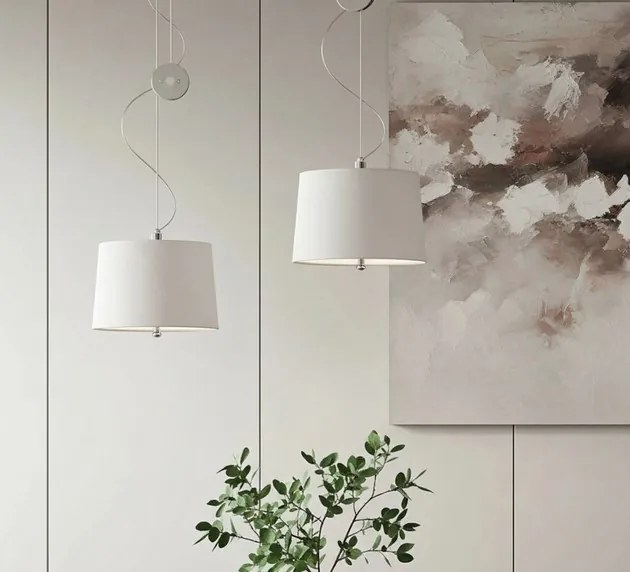 RENDL R12477 LEVITA Ernyős Függesztett Lámpa KrómIP20