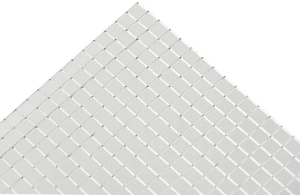 Tükör Mozaik Csempe Geometrikus 12 pcs Ezüst 30 x 30 cm Üveg