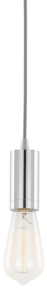 ITALUX DS-M-038-CHROME MODERNA Egyágú Függesztett Lámpa Fém E27 IP20