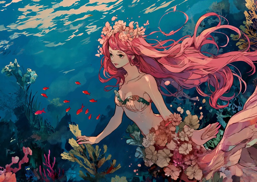 Poszter 42x29,7cm Óceán nimfája