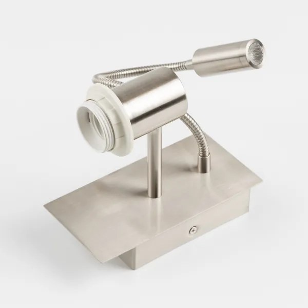 Brilagi - LED Fali lámpa NUBILA 1xE27/25W/230V+ LED/3W króm/sötét kék