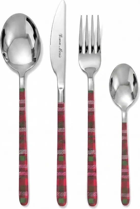 Allegra 24 Ekose - Silver, White, Green