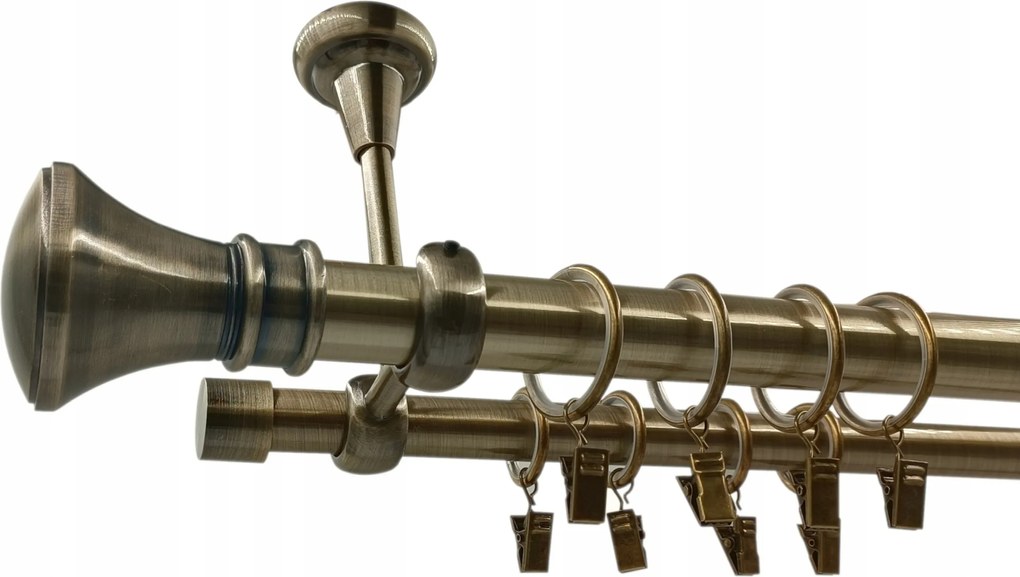 Mennyezeti Függönykarnis 25+19mm Antik Arany 120 Monaco