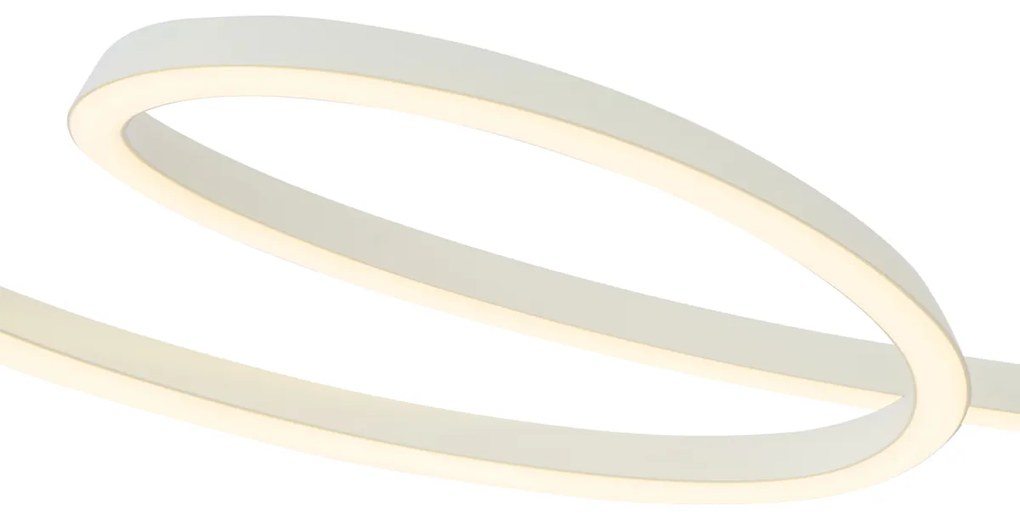 Skandináv függőlámpa bézs 72cm LED-del, 3 fokozatban dimmelhető - Circuit