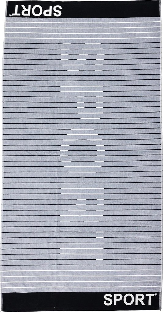 SPORT Strandtörölköző szürke 165x90cm