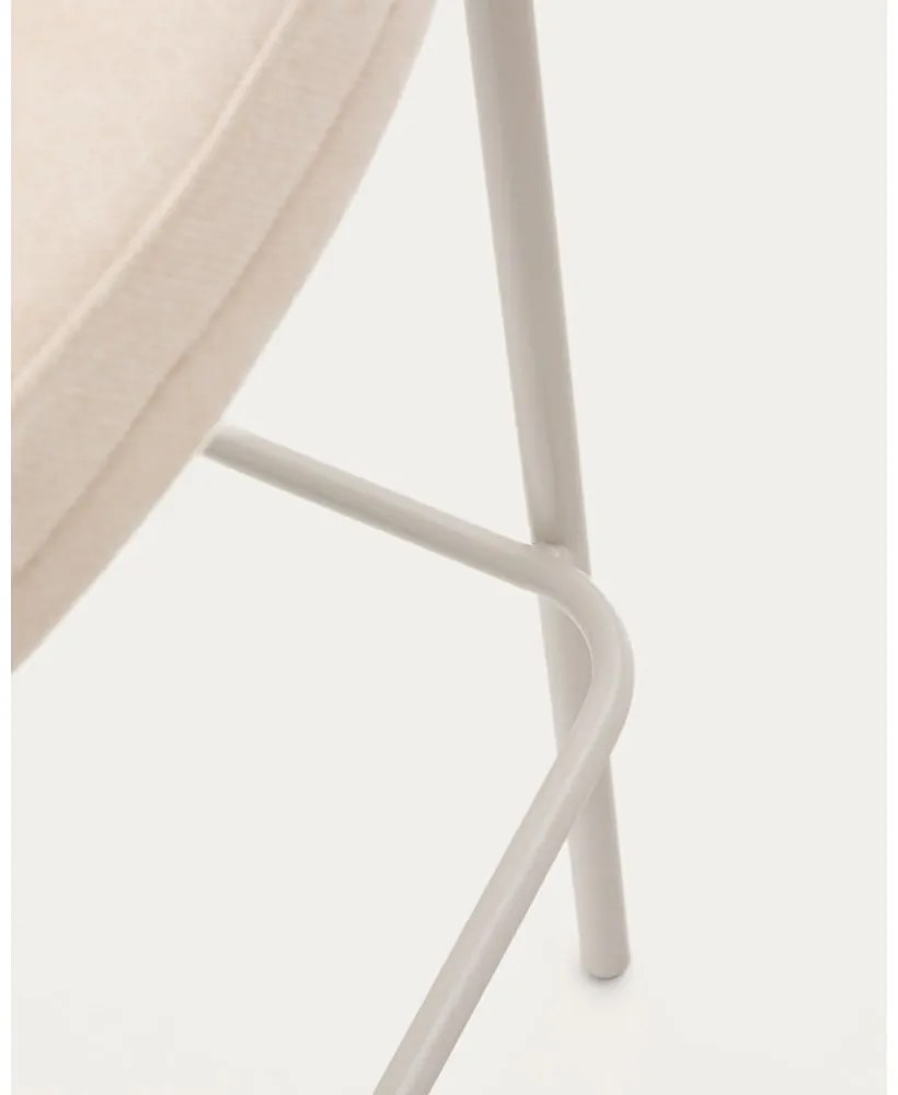 Bézs-világos natúr színű bárszék (ülésmagasság 77 cm) Eamy – Kave Home
