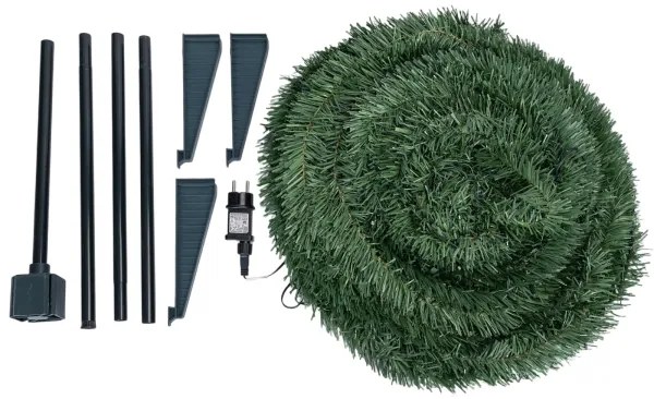 Aigostar - LED kültéri karácsonyfa 150xLED/230V 1,8m IP44 zöld meleg fehér