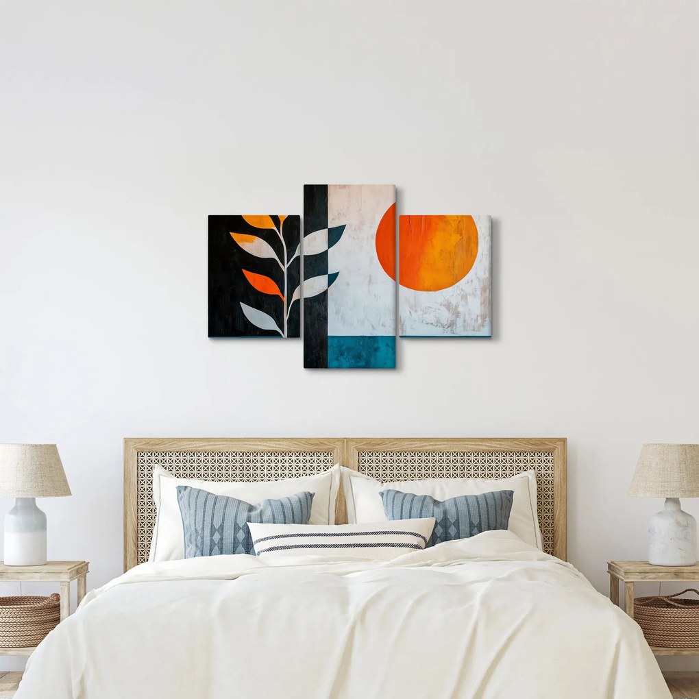 Kép - Növény és nap absztrakciója (90x60 cm)