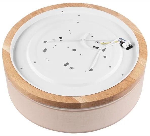 Brilagi - LED mennyezeti lámpa BELLADONNA 3xE27/15W/230V, 50 cm, bézs/dub