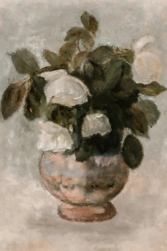 Vászonkép fali dekoráció Virágok vázában 30x40