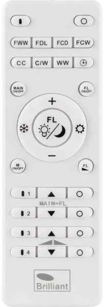 Brilliant - LED Dimmelhető mennyezeti lámpa LAURICE LED/24W/230V 2700-6500K +RC