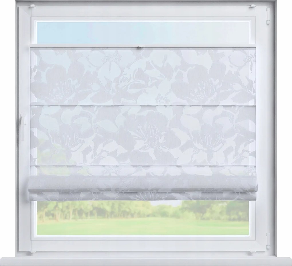 Kész pliszírozott roló római Szicília 80x170cm fehér