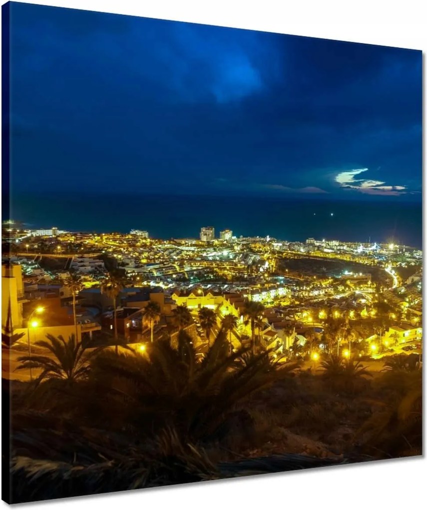 Vászonkép 50x50 Éjszakai tájkép