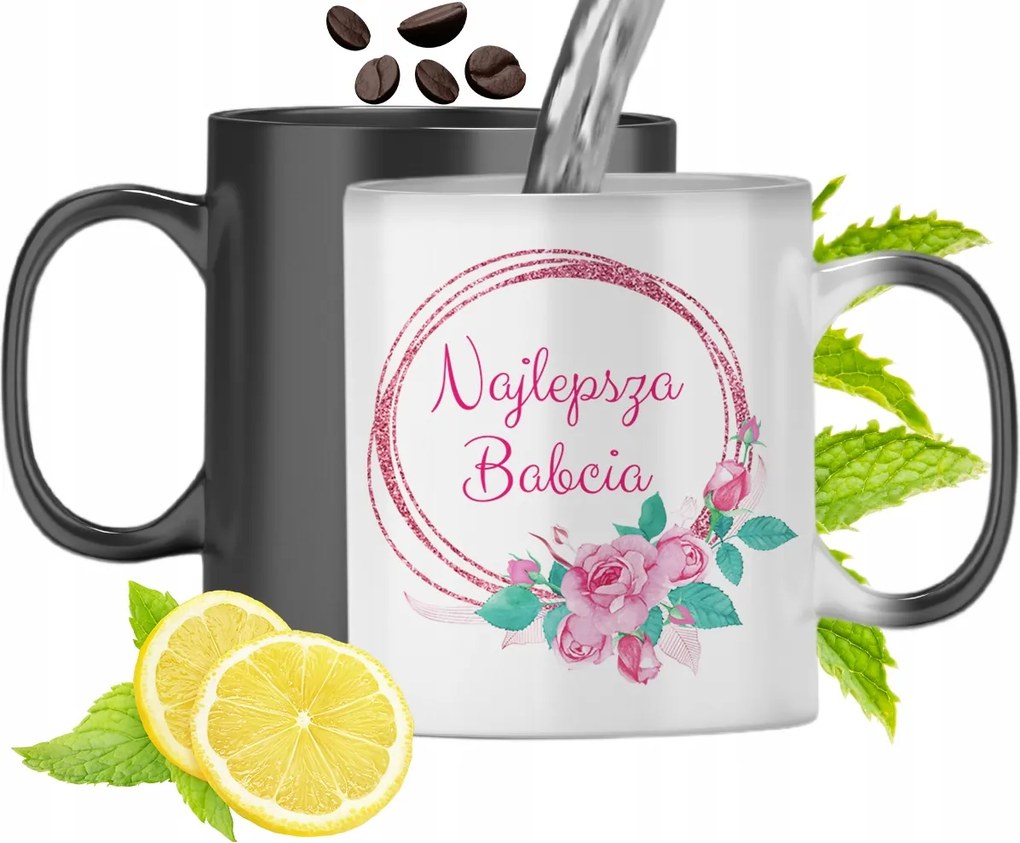 Mágikus Bögre Nagymamáknak Színváltós Nyomtatott Fényképpel