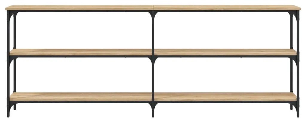 sonoma tölgyfa konzolasztal 200 x 29 x 75 cm