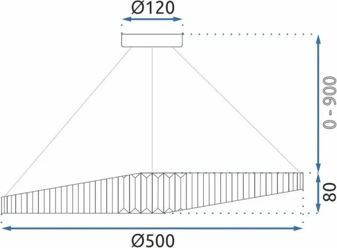 MORETTI MO04591 CIRCLE Arany Színű Függeszték 18W LED 4000K IP20