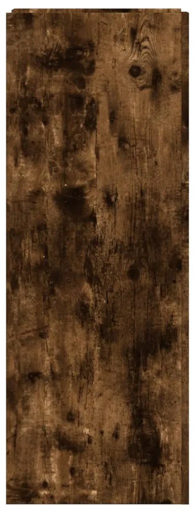 vidaXL füstös tölgy színű szerelt fa cipőszekrény 52 x 37,5 x 100 cm