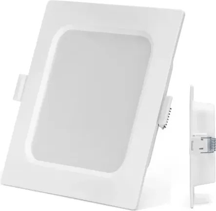 AIGOSTAR MINI LED PANEL NÉGYSZÖGLETES 6W HIDEG FEHÉR (FURAT:95-100mm)