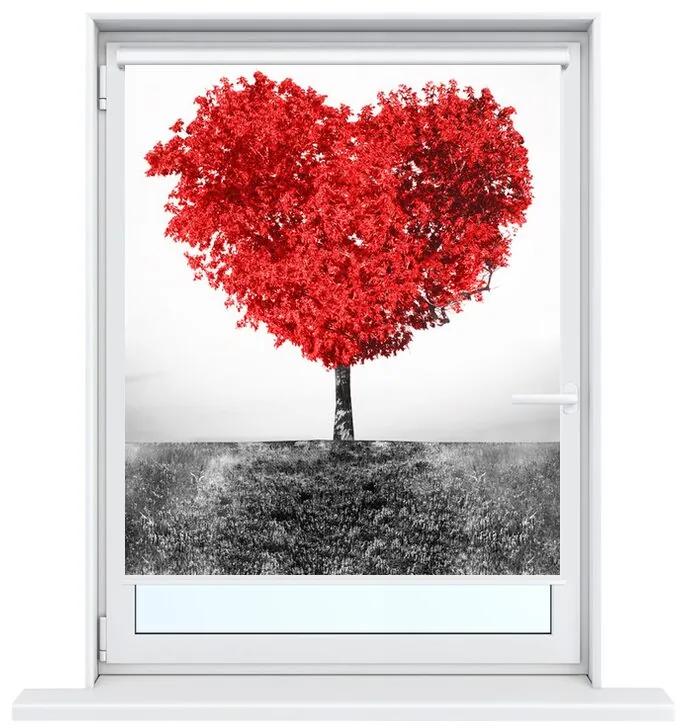 Nyomatos roletta Vöröses szeretetfa