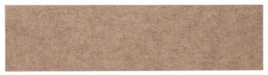 öntapadós lépcsőszőnyegek 30 db 76 x 20 cm világosbarna téglalap alakú