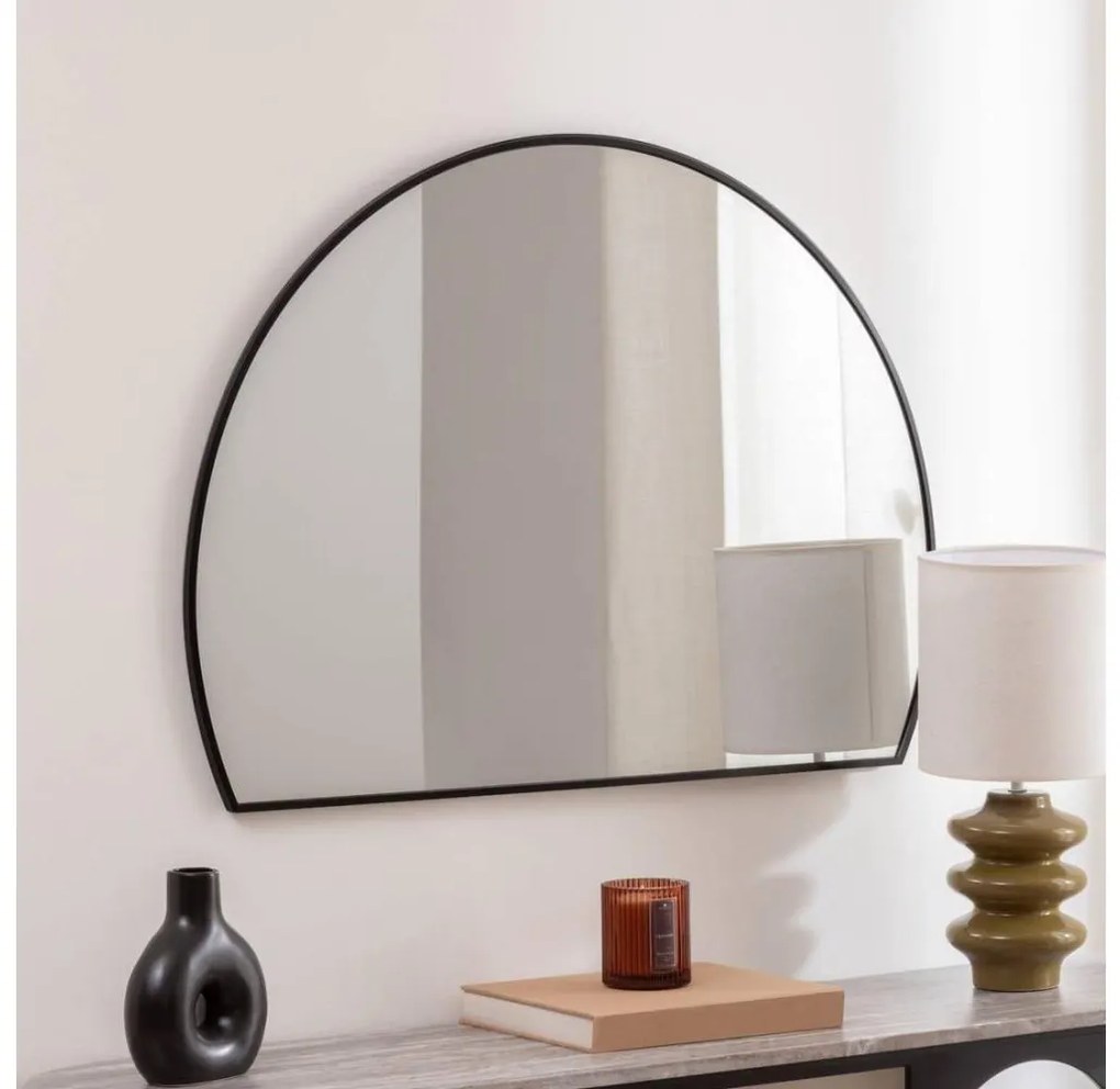 Atmosphera - Fali tükör ALICE 65x90 cm fekete