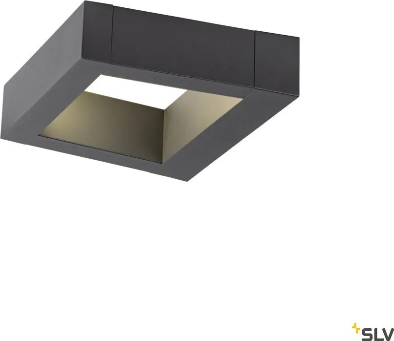 SLV 1005443 BOOKAT Modern Kültéri Fali Lámpa Antracit LED IP65